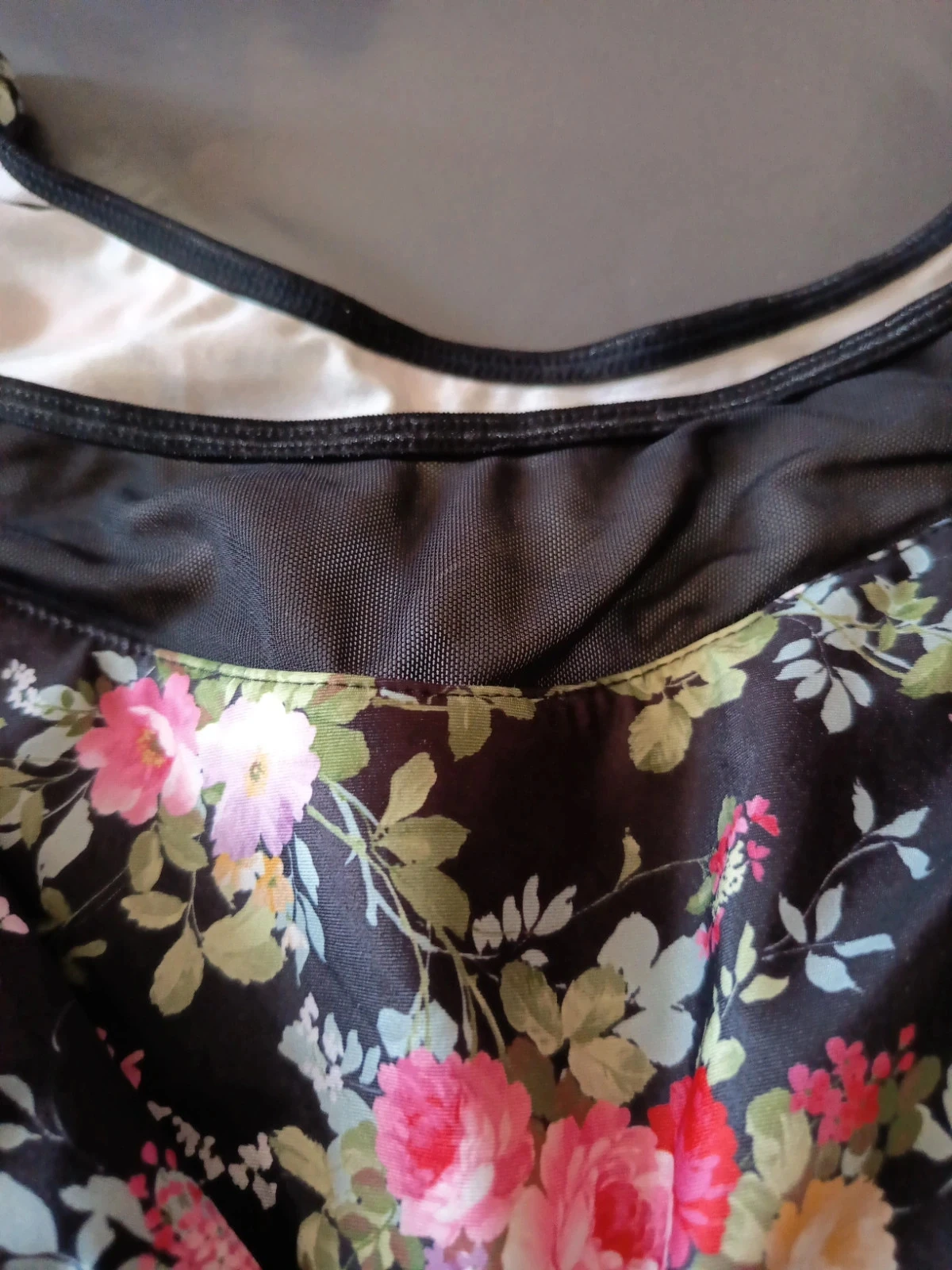 Floury black bra – photo 3